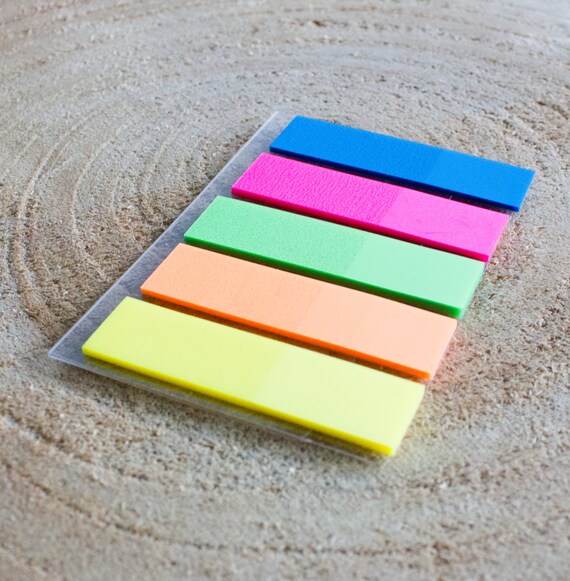 pocket size sticky notes book marks pageflags for planning