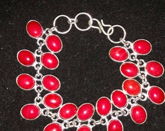 CLEARANCE* Red Coral Bracelet