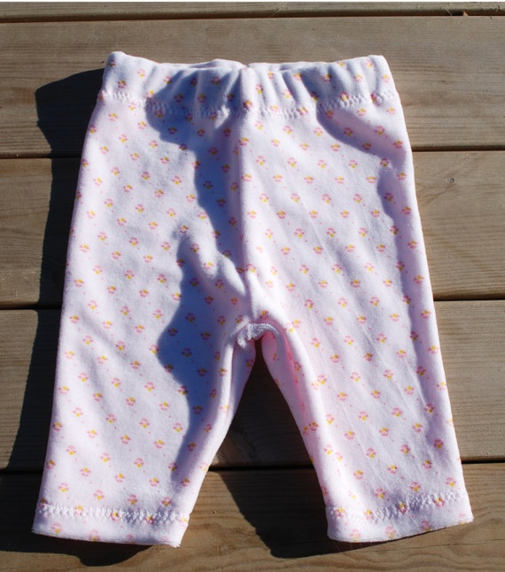 Items similar to Pink velour baby girl leggings - baby girl leggings ...