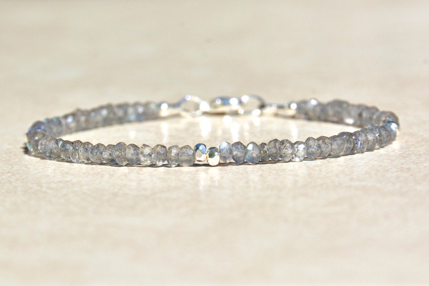 Labradorite Bracelet Labradorite Gemstone Sterling Silver