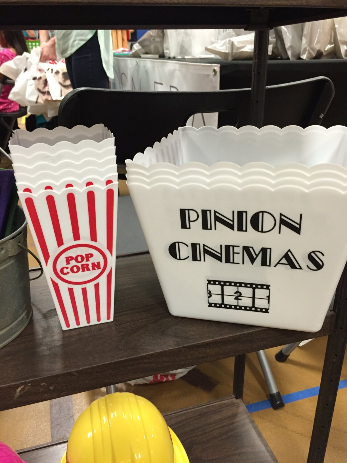 Personalized Popcorn buckets