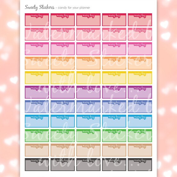 Mary Kay Printable Planner Stickers / For Mambi Happy Planner