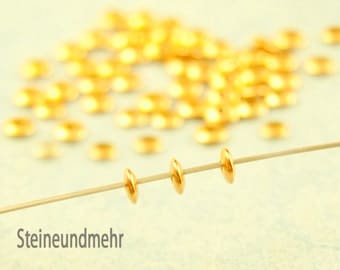 20pcs spacer gold pl. 4mm #3016