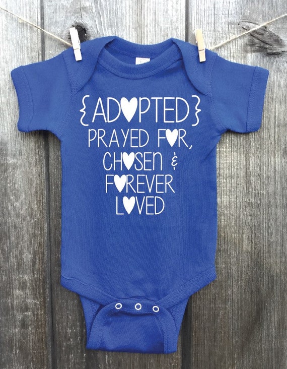 Adoption Onesie or Toddler Tshirt. Adoption by LaStradaDesigns