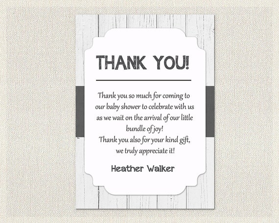 baby card note