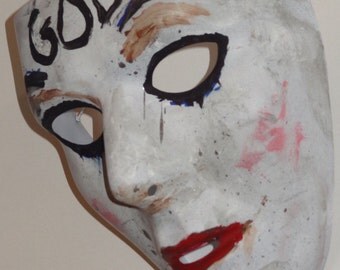 The Purge Anarchy God Mask Hand Painted Halloween Prop Brand New