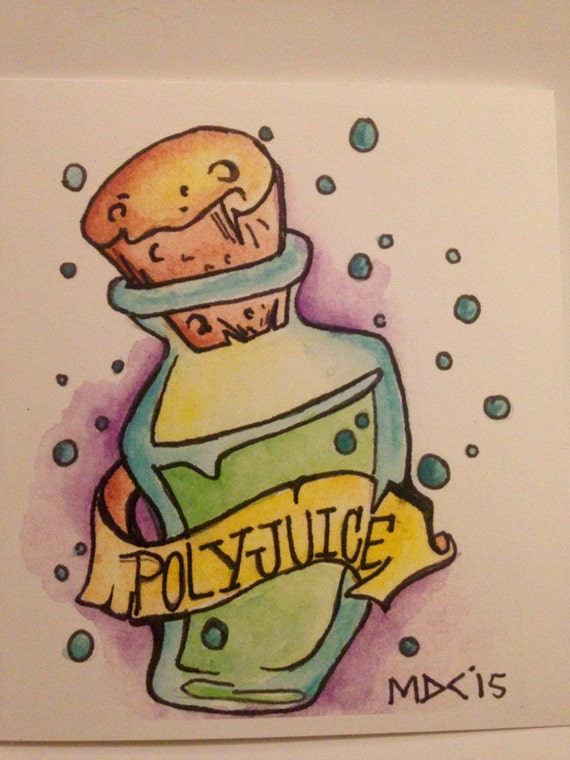 Polyjuice Potion Print by AmateurMasterpiece on Etsy