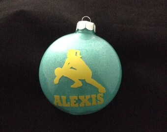 Personalized Volleyball Player Christmas Ornament