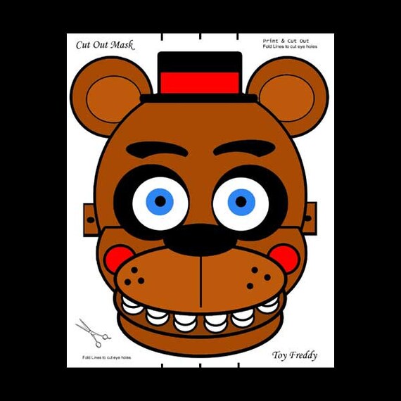 Mask FNAF Party Favors Birthday Parties Halloween Fun