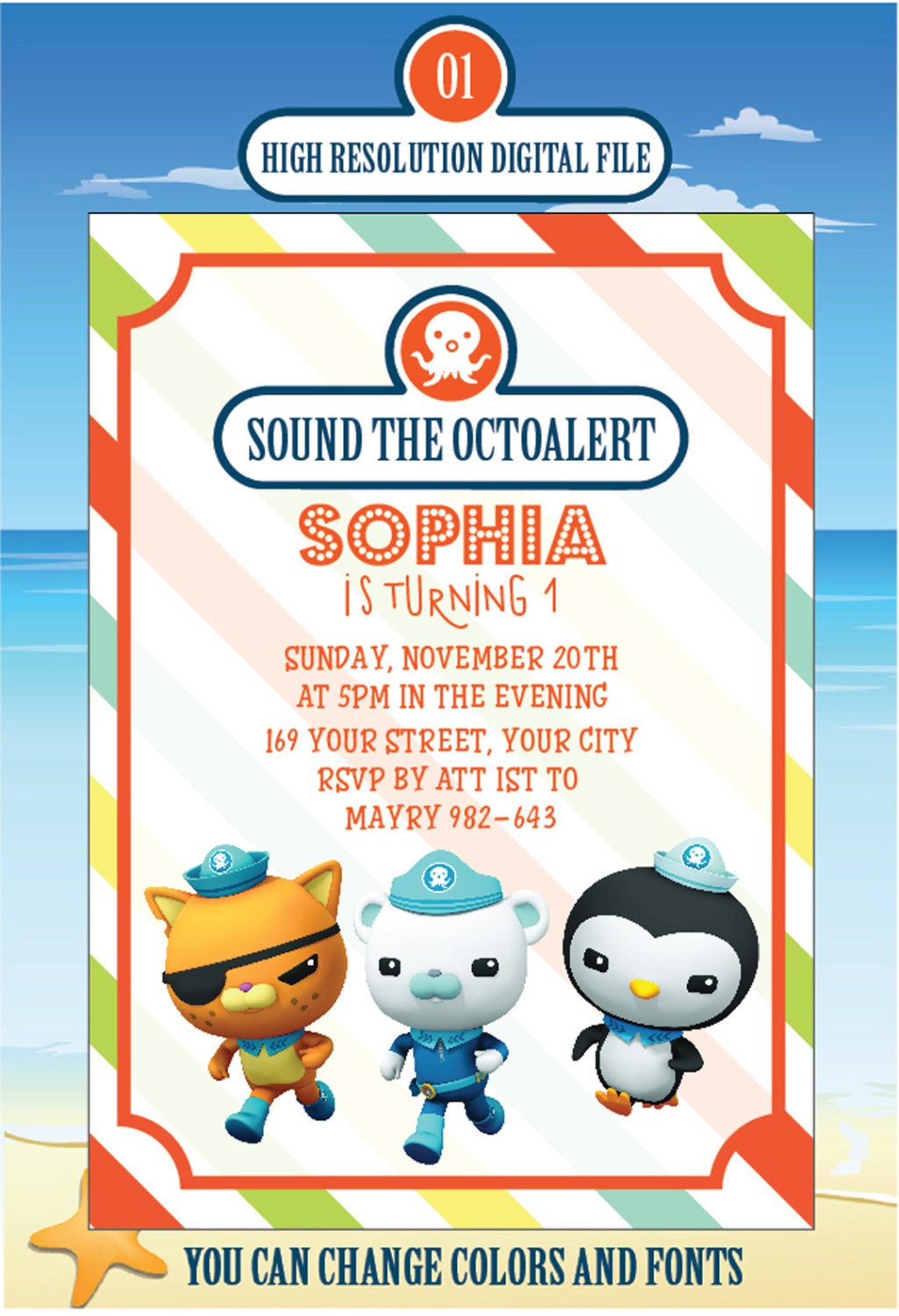 Octonauts Party Invitations Free 7