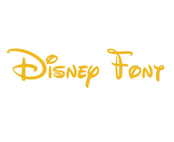 Disney font download cut file SVG DXF EPS for by Vinyldecalsworld