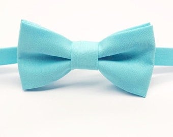 Aqua bow tie | Etsy