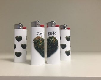 Best Buds Lighter Set ( 2 lighters) Custom Lighter