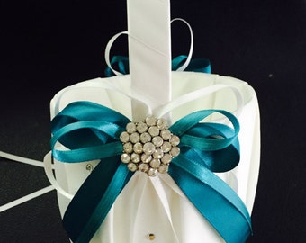 FLOWER GIRL BASKET Teal