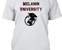 melanin university shirt