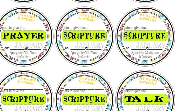 2017 Primary Assignment Stickers Instant Printable Download