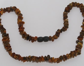Amber Necklace Raw Unpolished Green n025 Authentic Natural Genuine Baltic Amber