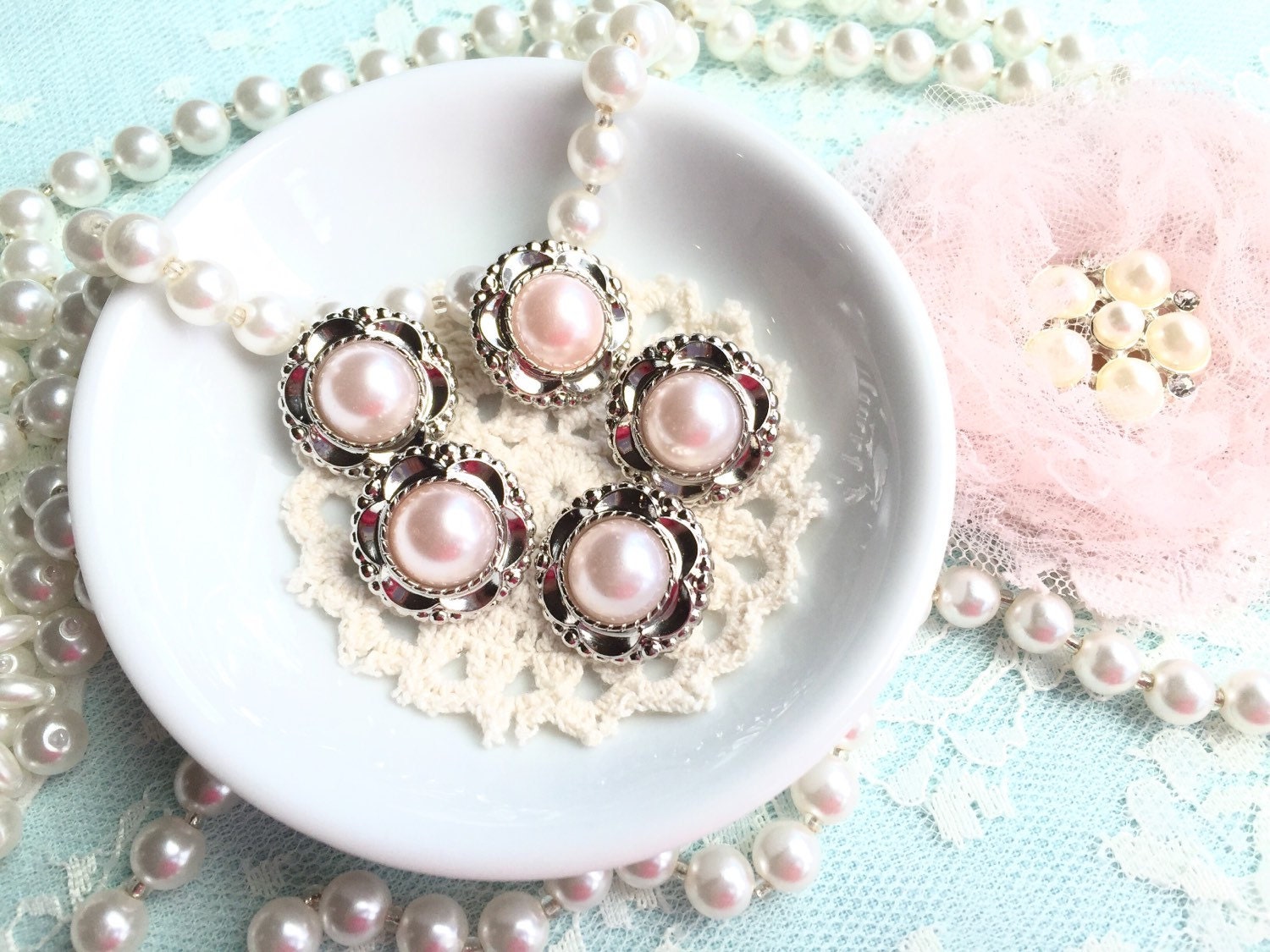 new pearl buttons shabby chic new pearl buttons shabby chic