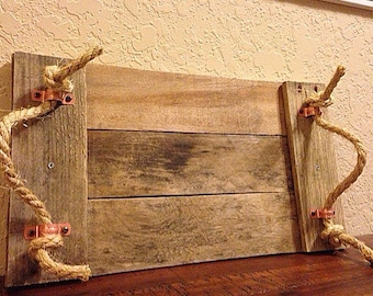 Rustic pallet tray | wooden tray | rustic home decor | rustic kitchen decor | farmhouse decor