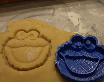 Cookie Monster Cookie Cutter and Fondant Cutter, Party Supply,Birthday, Child Party,Children Party