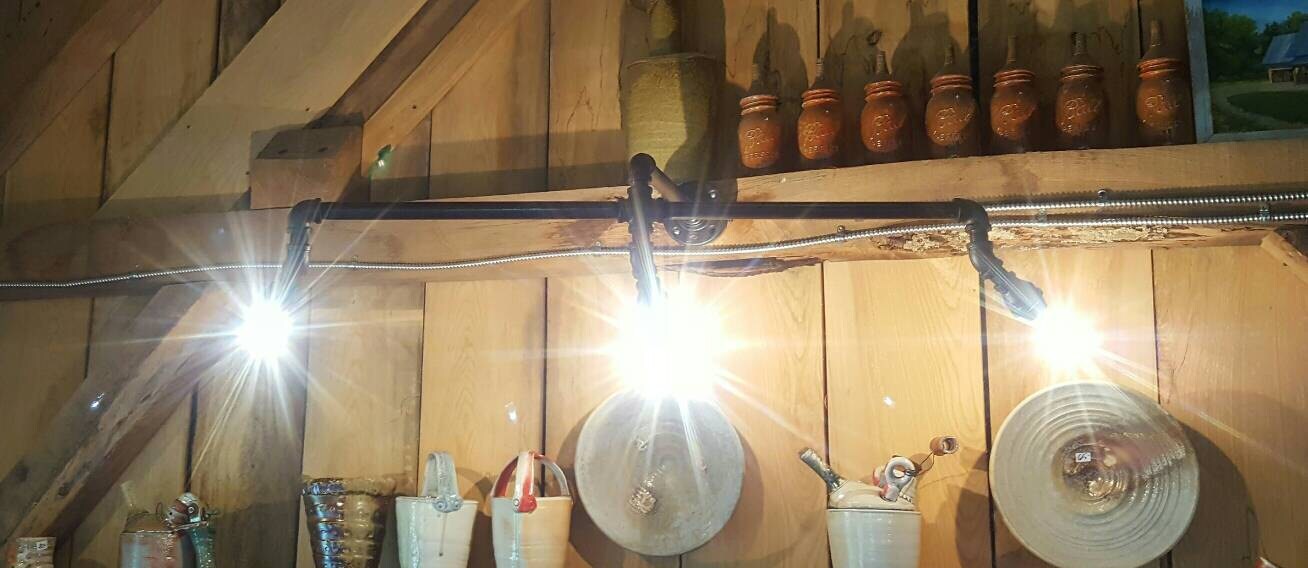 Rustic Industrial Track Lighting Wall Spot Lighting