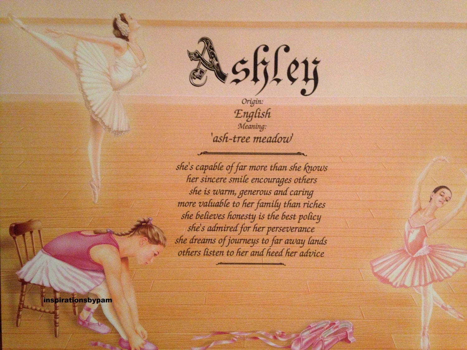 ashley-first-name-meaning-art-print-name-meaning-ballerina