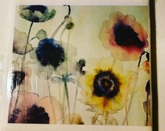 Summer Flowers After Church - Single Coaster
