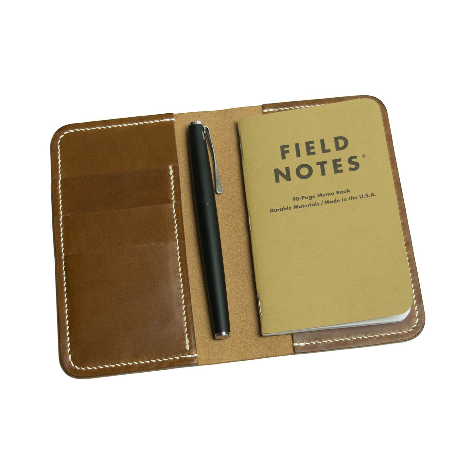 Pocket notebook cover Field Notes cover Italian leather