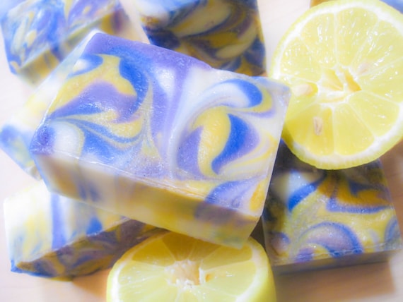 DIY Lemon Lavender Soaps