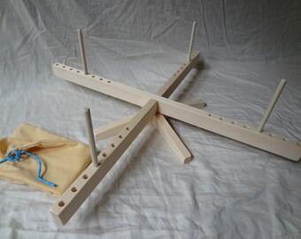 Amish Style Yarn Swift w/ Bag
