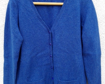 Lambswool-angora women cardigan