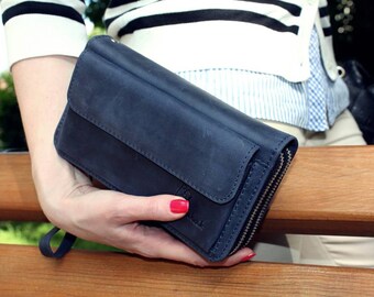Leather clutch, leather wallet, leather purse,Leather big wallet, travel wallet, Mens leather clutch, Genuine leather men clutch, big wallet
