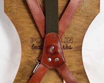 Leather suspenders, mens suspenders, mens leather accessories, handmade suspenders, leather braces, wedding suspenders, brown suspenders