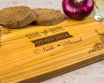 Regalo di nozze personalizzata bordo di taglio - taglio inciso Board personalizzato taglio bordo matrimonio regalo