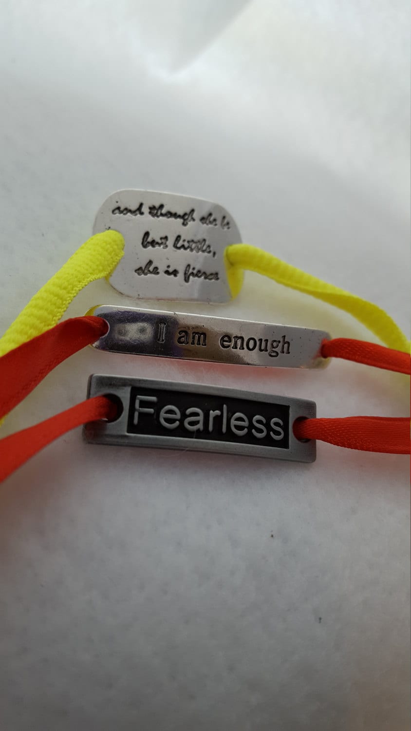 Shoelace Tags Shoe Tags FEARLESS Shoe Lace Charm Running
