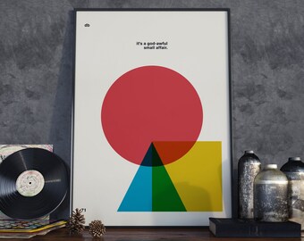 David Bowie Quote Poster Print, Minimal Art, Home Decor, Music Wall Art, Typography Print