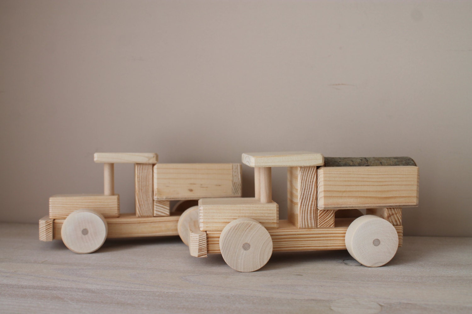 montessori truck toys