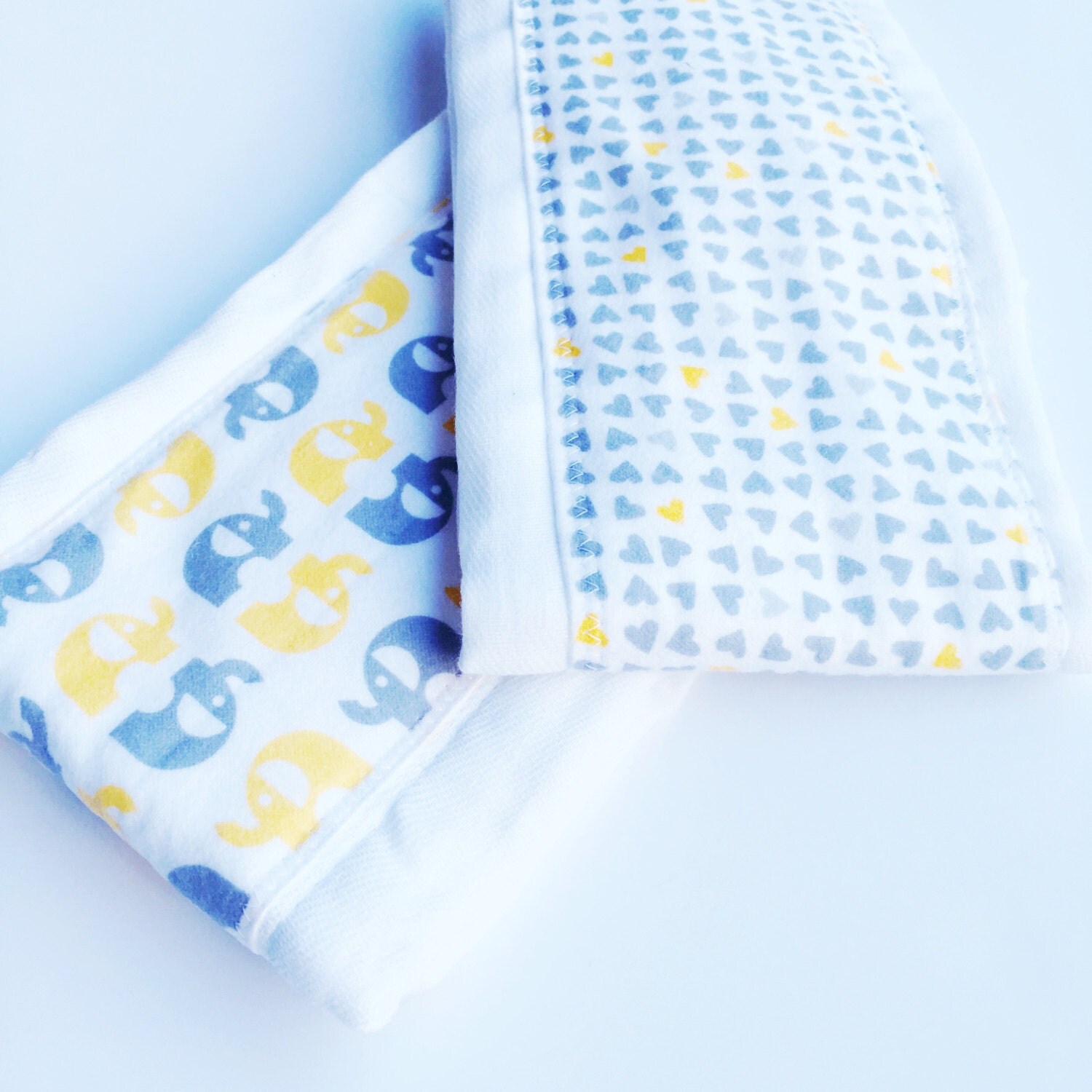 2Pack Burp Cloths Spit Up Rags Cloth Diaper Modern by baibin