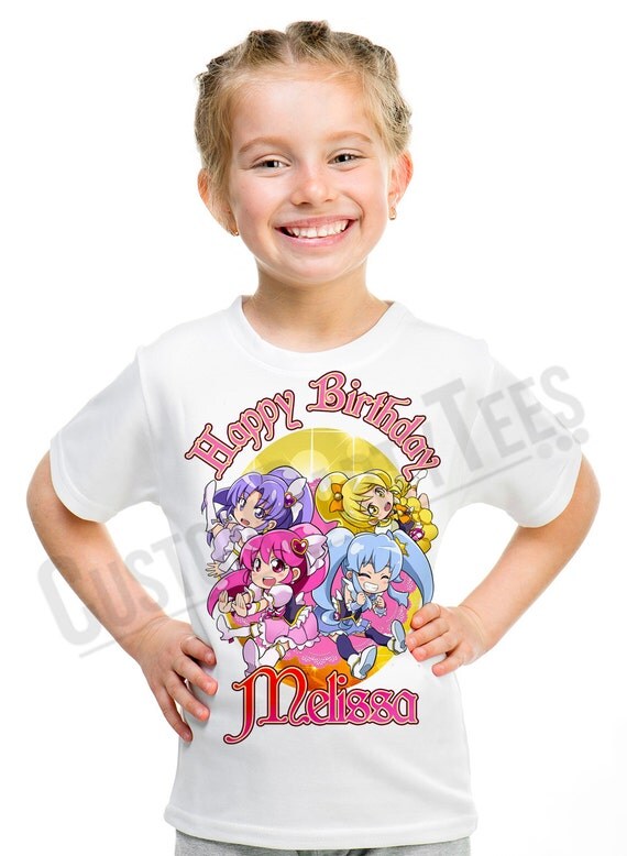 Glitter Force Birthday Shirt Add Name & AGE Personalized