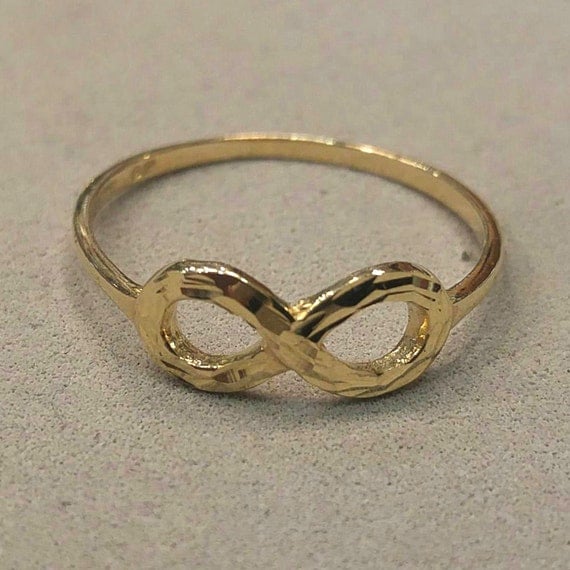 Gold ring Infinity Gold Ring Infinity Ring Solid Gold