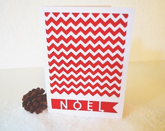 Handmade Noel Christmas Card, Handmade Noel Holiday Card, Card Sets, Xmas Noel Cards, Seasons Greetings Cards, Custom Noel Cards