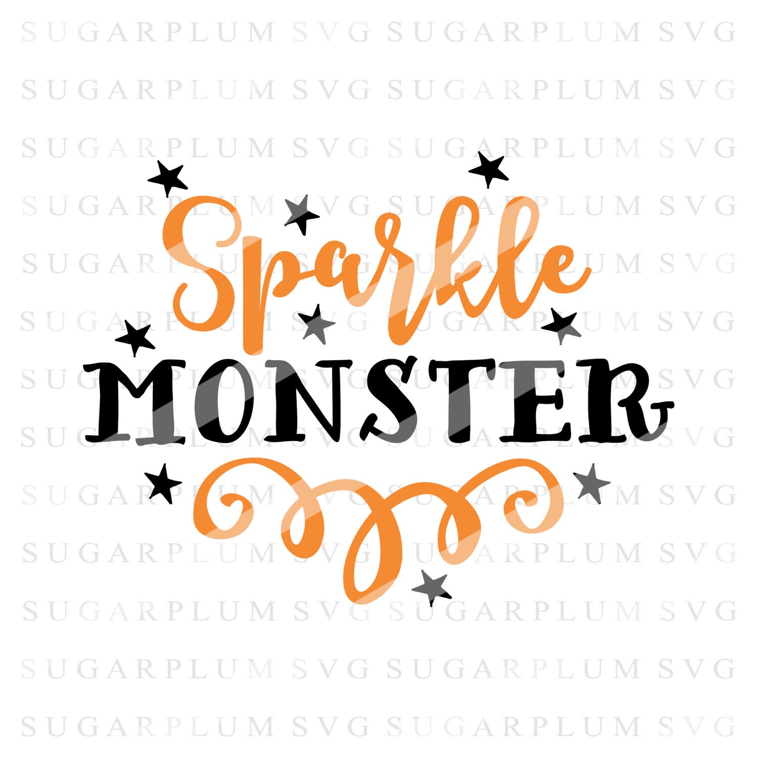 Download Halloween SVG Sparkle Monster SVG Fall SVG by SugarplumSVG ...