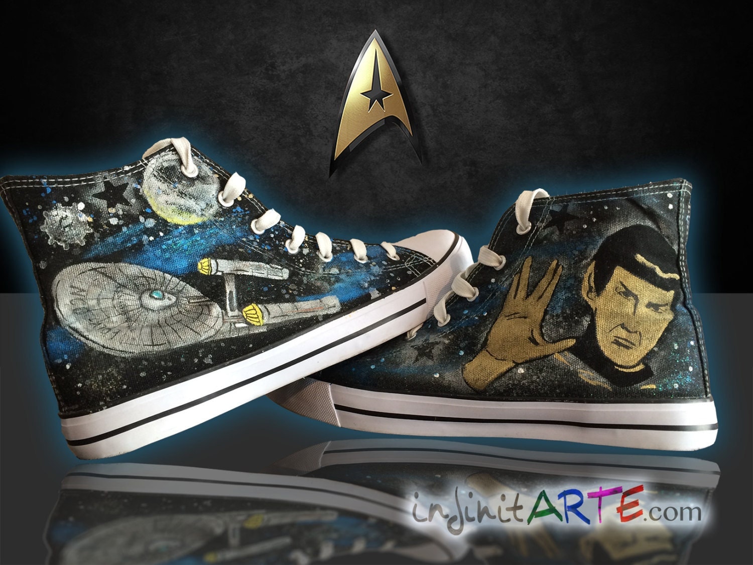 custom made star trek shoes