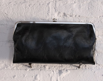Large Black Hobo Canvas Bag Shoulder Bag Leather Tassel