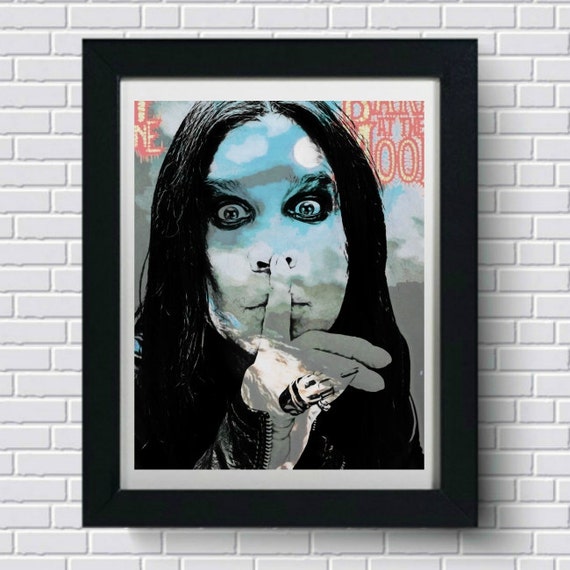 Ozzy Osbourne Wall Art Bark at the Moon Album Art Print Wall