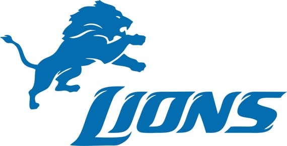 Detroit Lions Football Logo Michigan Vinyl by FreshCutCustomVinyl