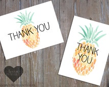 Popular items for pineapple thank you on Etsy