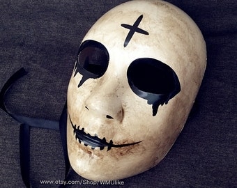 The Purge Mask Halloween Costume dress up unisex full face Anarchy mask The Purge Cross