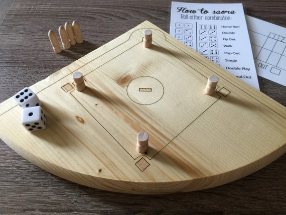 baseball board game by russetroadgames on etsy