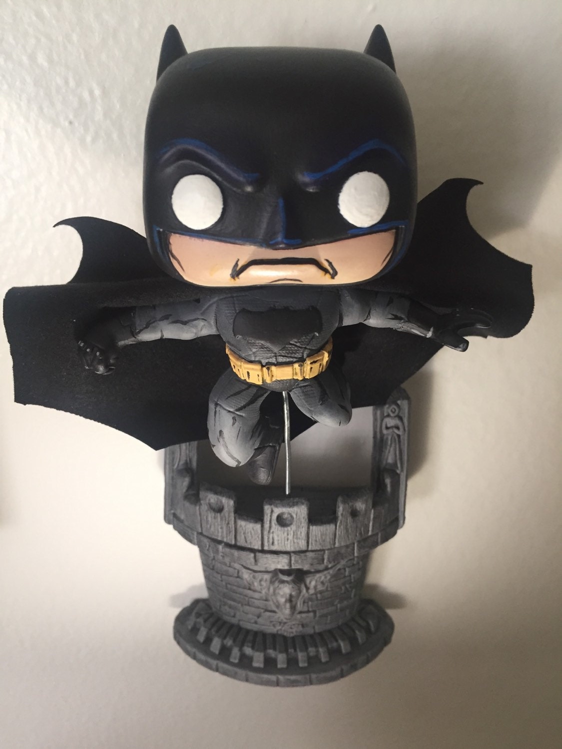white batman funko